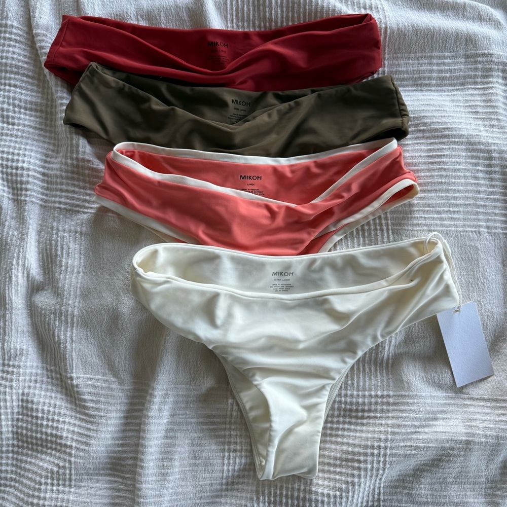 MIKOH Bondi Bottom Bundle - L and XL